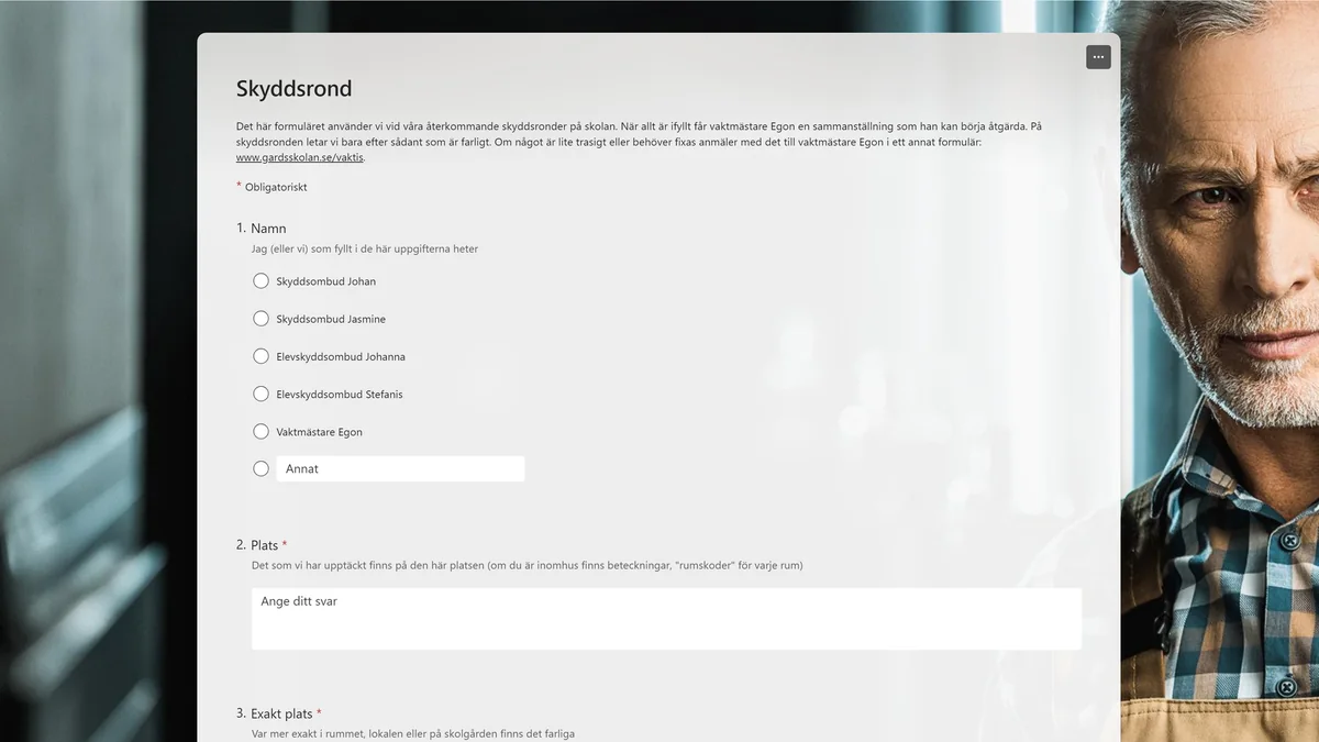 Skärmbild av Skyddsrond